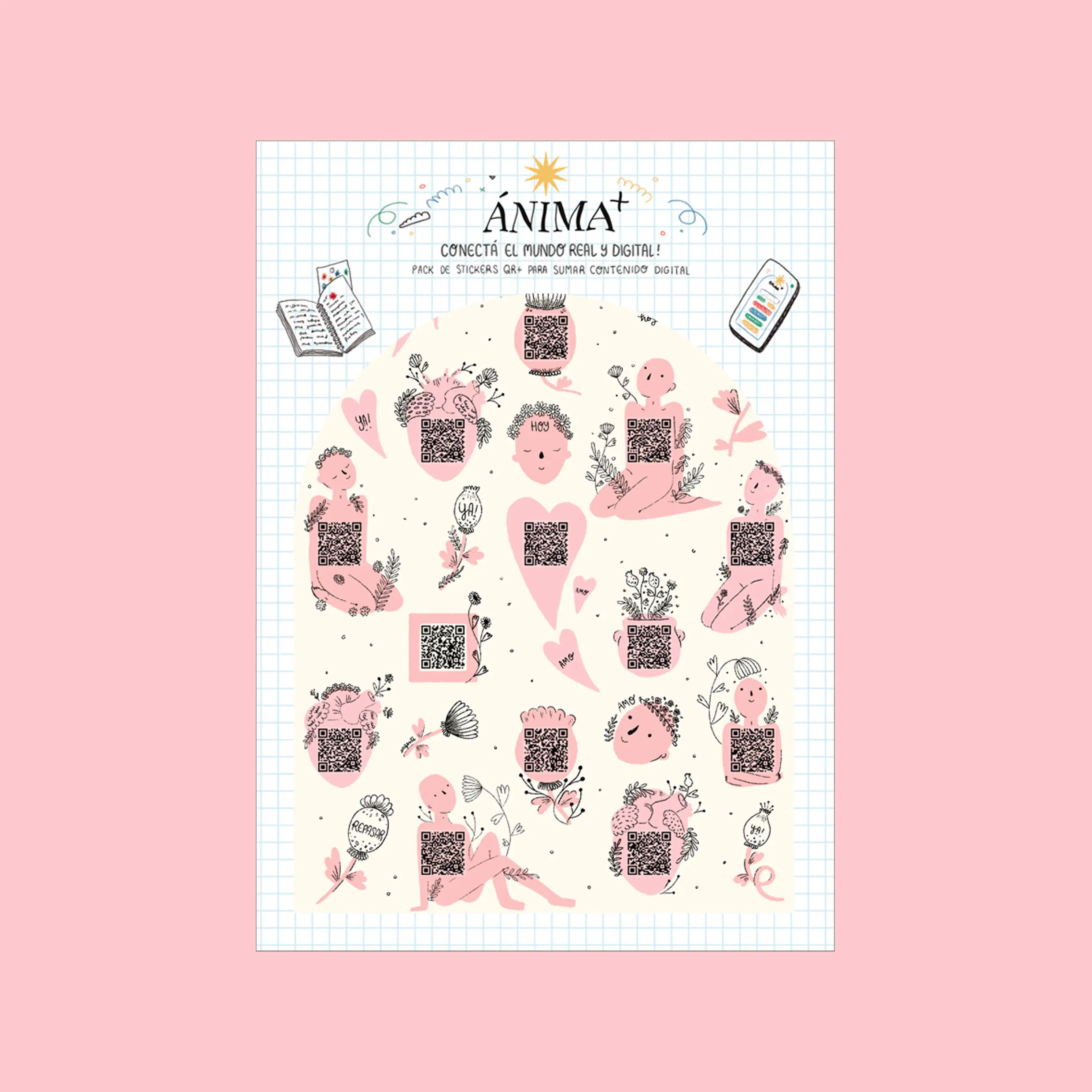 Pack QR+ Corazón