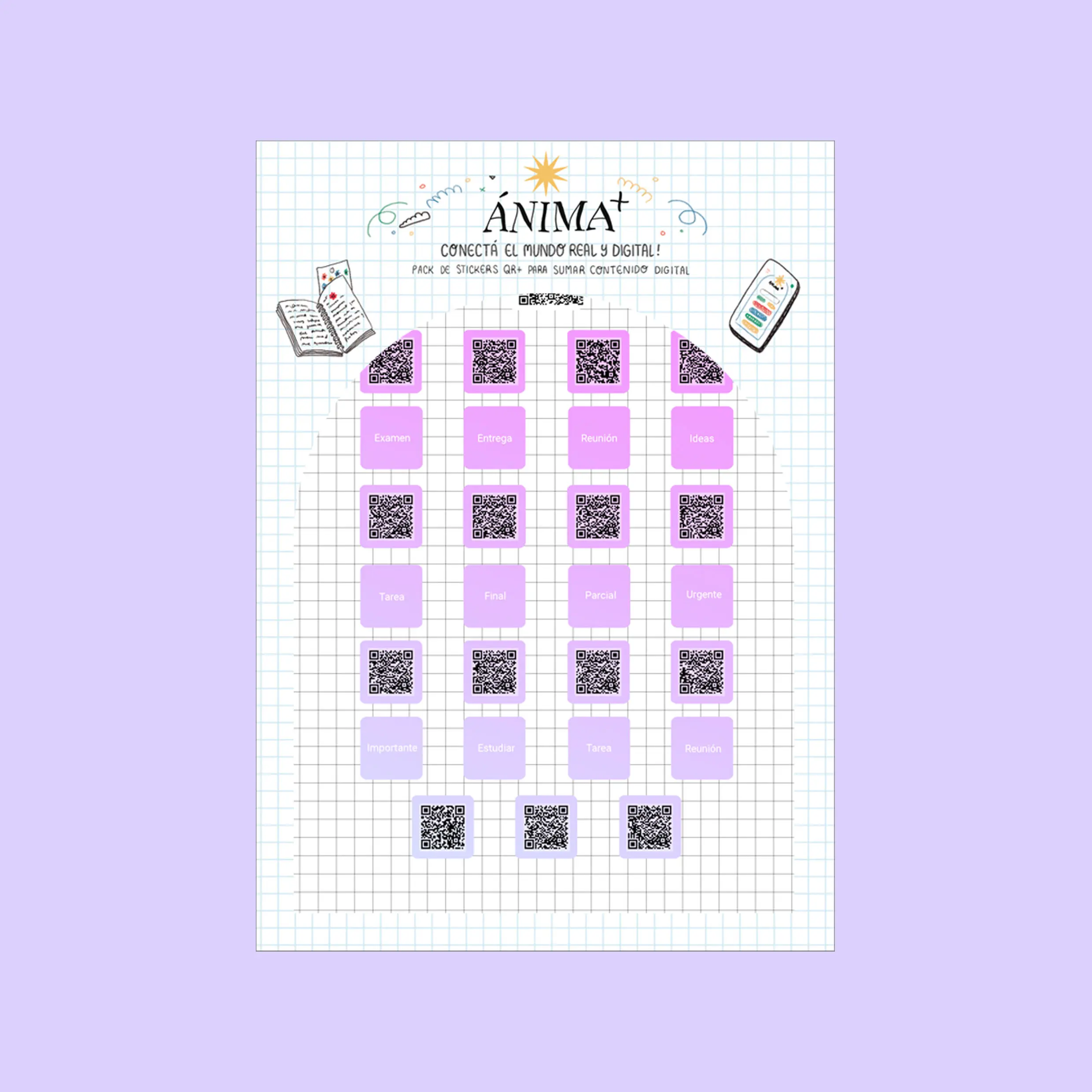 Pack QR+ Pastel